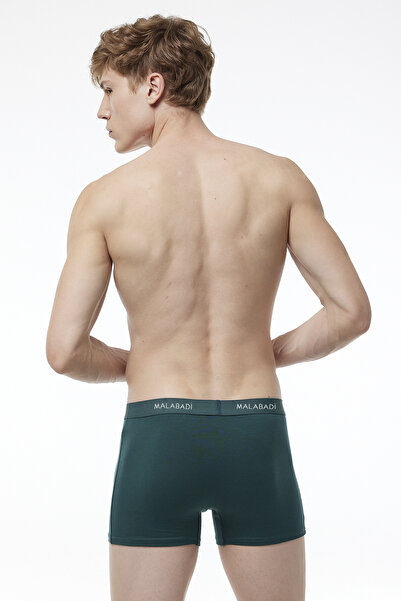 Malabadi Ανδρικό μπλε βαμβακερό ελαστικό μπόξερ 3 τεμαχίων 3M075