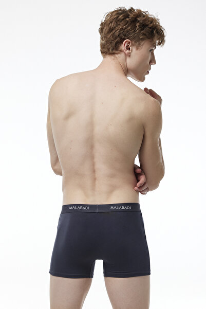 Malabadi Men's Smoked 3-Piece Cotton Elastane Boxer Set - 3m075