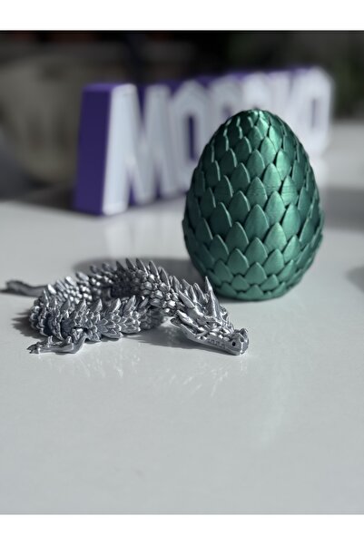 Morpiko Ejderha Yumurta Seti - Hareketli Organik 3D Figür Oyuncak- Dekoratif Koleksiyon Ürünü