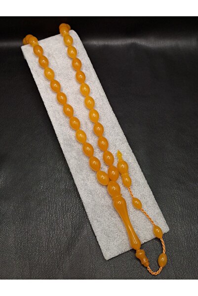 Han Ticarethane سبحة بلون برتقالي فاتح من نوع كهرمان