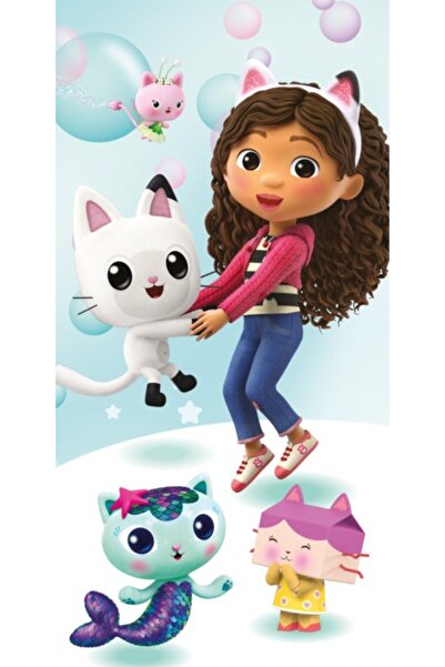 Gabby's Dollhouse prosop de baie, prosop de plajă 70x140cm