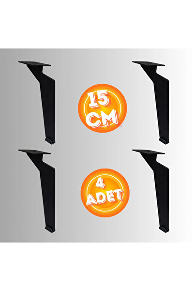 CAN METAL 15 CM METAL TABANCA AYAK KOLTUK AYAĞI MOBİLYA AYAĞI ÜNİTE AYAĞI KON...