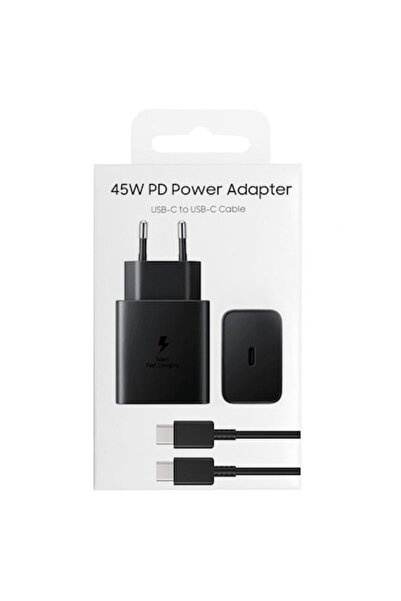 Maxcell Încărcător + cablu USB-C, 45W, 1xUSB-C, PD, încărcare rapidă, negru