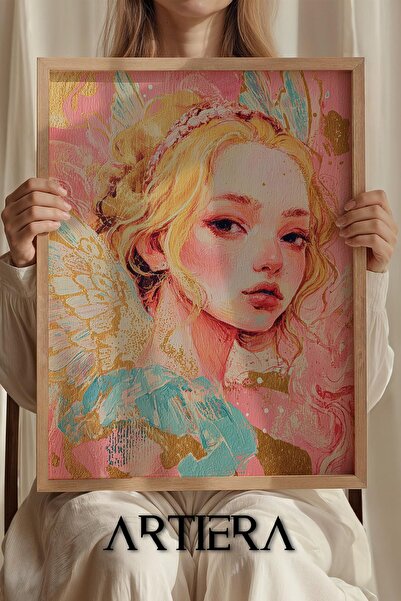 Artiera Πριγκίπισσα Όνειρο με μαργαριταρένιο στέμμα ξανθιά πριγκίπισσα Πορτρέ...