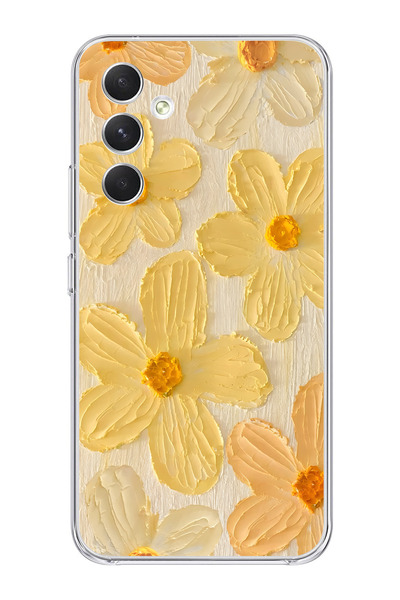 Samsung Galaxy A14 Compatible Printed Soft Silicone Transparent Phone Case