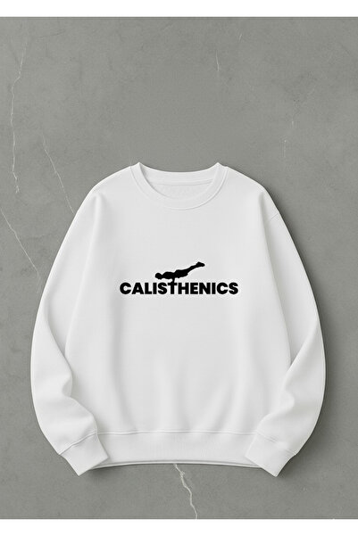 LORVEX Υπερμεγέθης Unisex Βαμβακερό Φούτερ με λαιμόκοψη Crew Neck – Εκτύπωση ...