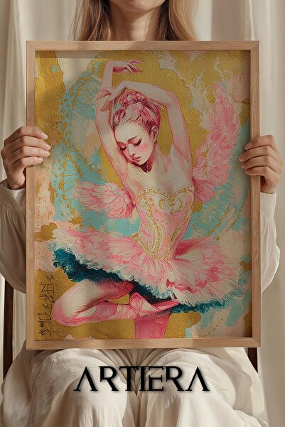 Artiera Πριγκίπισσα Όνειρο Κόσμος με Πλαίσιο Κομψή Μπαλαρίνα Πόζα Κοριτσίστικ...