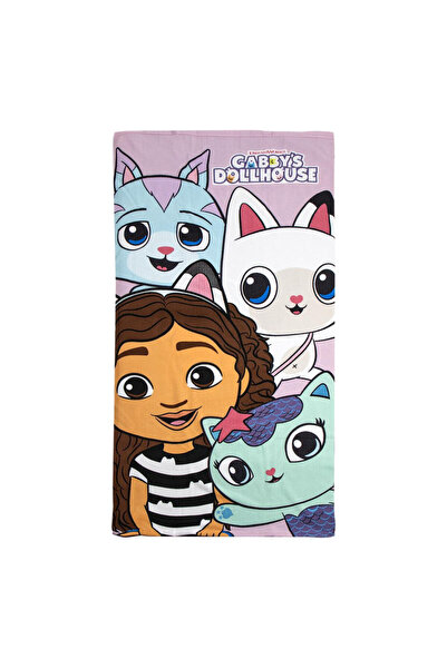 Gabby's Dollhouse prosop de baie, prosop de plajă 70x140cm (Uscare Rapidă)