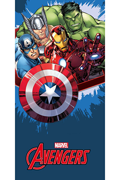 AVENGERS Prosop de baie, prosop de plajă albastru 70x140cm