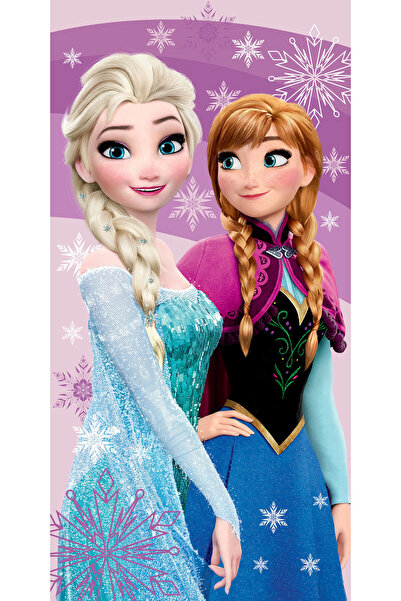 Frozen Disney Regatul de gheață Pink-purple prosop de baie, prosop de plajă 7...