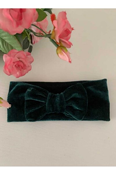 OEM Green velvet children's headband, universal size