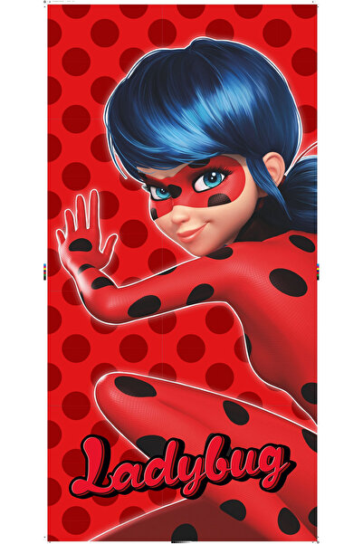 Miraculos: Buburuza și Motan Noir πετσέτα μπάνιου, πετσέτα θαλάσσης 70x140cm