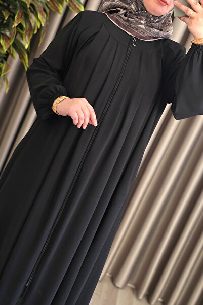 Elmas Tesettür Γυναικεία ρούχα χιτζάμπ μεγάλου μεγέθους Ινδονησιακό κρεμπέρι ρόμπα φεράζ