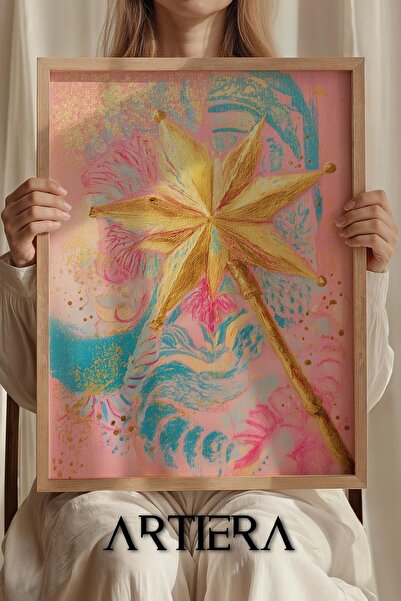 Artiera Πίνακας ξύλινης ζωγραφικής για κοριτσίστικο δωμάτιο Princess Dream σε...