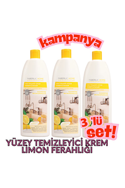 Faberlic Home Mikrogranüllü Evrensel Temizlik Kremi Limon Ferahlığ