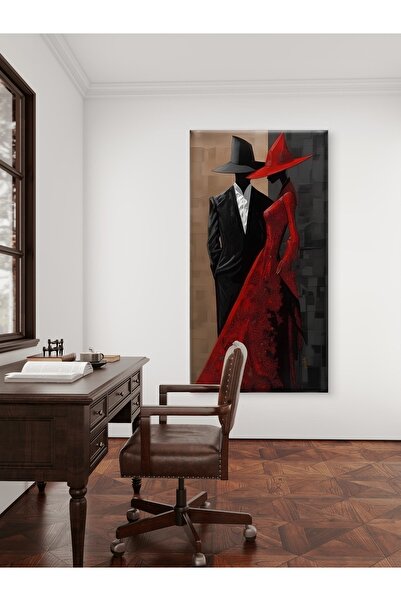 ESLEM SESSİZ BULUŞMA- AŞK - BASKI KANVAS TABLO