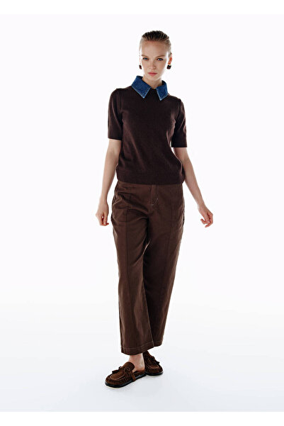 Knitss Barrel Leg Pants Green