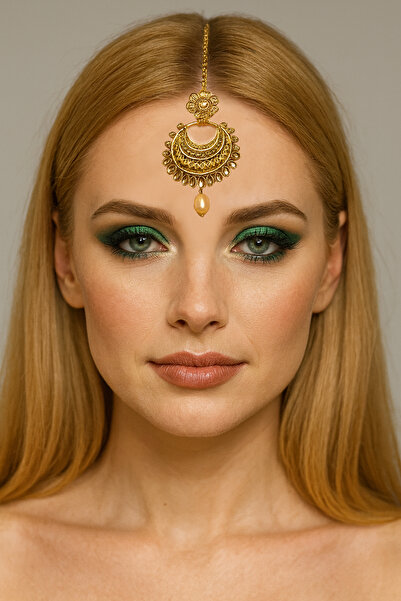 Kaftan Collection Indian forehead, Indian hair accessory