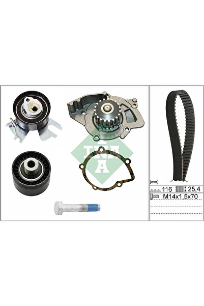 FAG Set Pompa Apa + Curea Dintata Citroen C4 1/C4 Grand Picasso 1/C4 Picasso ...