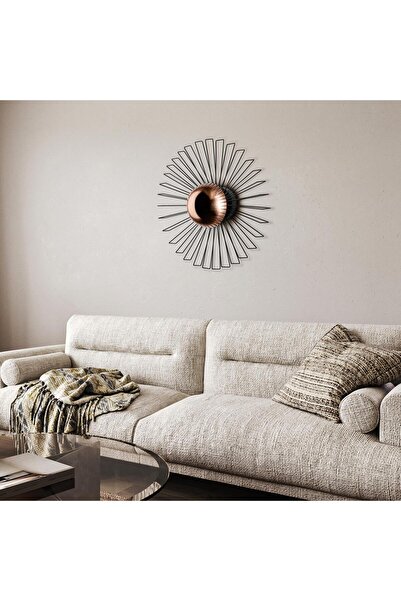 MOİRA شمعدان حائط معدني طراز تيل باسيت أسود، إضاءة حائطية زخرفية فردية KAYA-1...