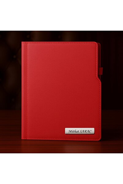 promosyon denizi Kişiye Özel 2026 Tarihli 17X24 cm L Model Kırmızı Ajanda - I...