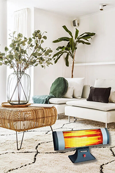 Rose Fervor 1800 Watt Devrilme Emniyetli Tak Çalıştır Masa Altı Elektrikli Soba