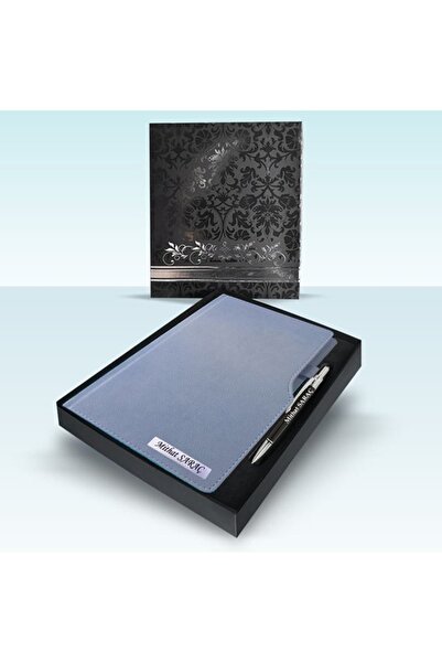 promosyon denizi Kişiye Özel Kutulu 17 x 24 cm 2026 Tarihli L Model Gri Ajand...