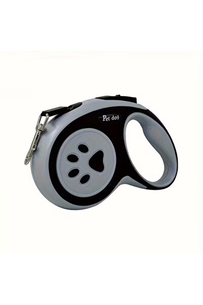 Silvanature Evcil Hayvan Otomatik Geri Çekilebilir Pati Desenli Gezdirme Tasması