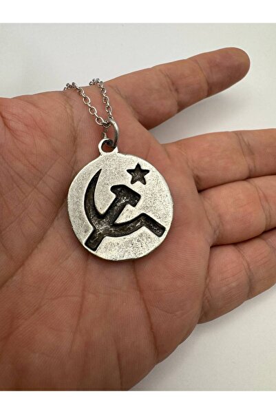 Yuchicly قلادة ميدالية السيف السوفيتية للنساء والرجال ترمز للعمل والتوحيد وال...