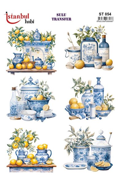 İstanbul Hobi ورق نقل مائي 25×35 سم ST-854