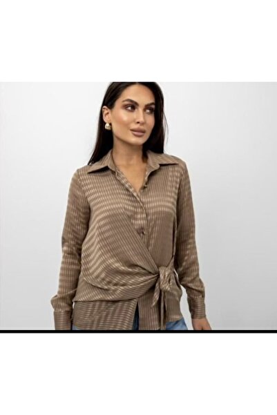 Müge Butik Saten gömlek
