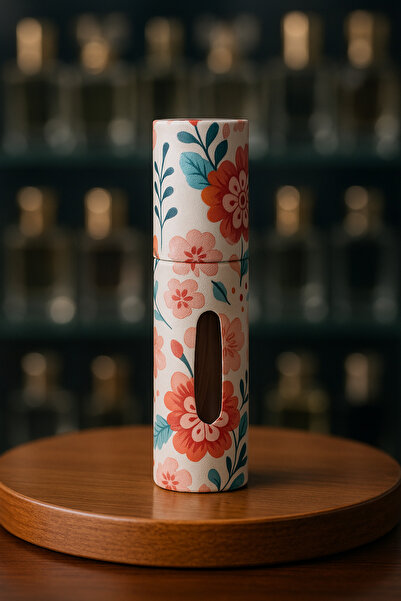 trawell ÇİÇEK DESENLİ YEDEK PARFÜM ŞİŞESİ 5 ML.