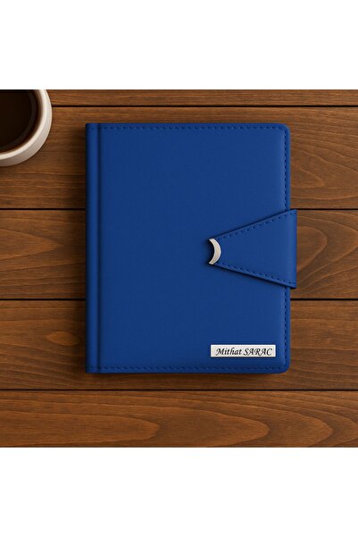 promosyon denizi Kişiye Özel 2026 Tarihli Ay Model Mıknatıs Kilitli Lacivert ...