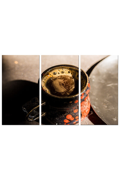 Generic لوحه جداريه - كوفي - 731 - مقسمه ثلاثة قطع