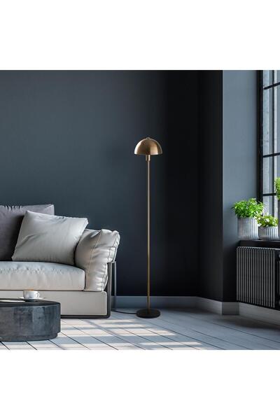 MOİRA Togg Modern Metal Sıvama Başlık Ayaklı Lambader Eskitme, Retro Köşe ve Okuma Lambası TOGG-14816