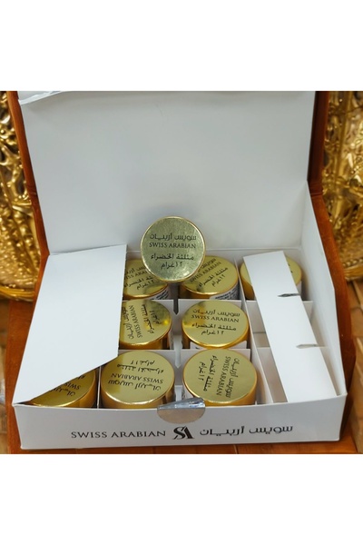 SWISS ARABIAN Green yeast cream for perfuming the body and hair, 12 pieces