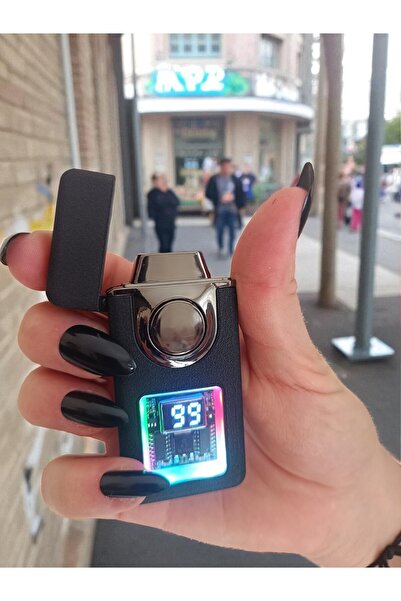 HK GİFT SHOP Ses sensörlü düğmeli gazlı çakmak