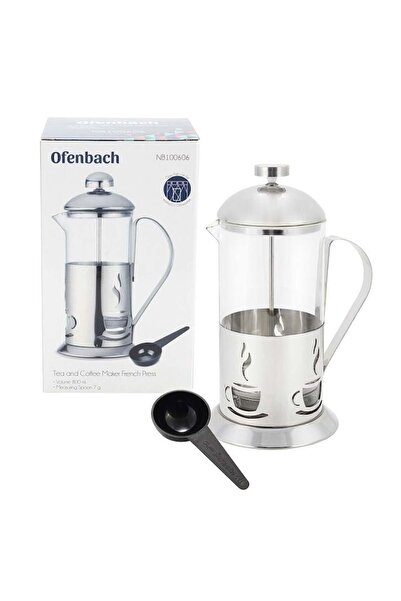 Kamille French press for coffee and tea, Ofenbach, 800 ml, with filter, 22 x 9.5