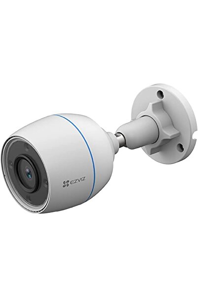 EZVIZ كاميرا مراقبة ملونة H3c، 2 ميجابكسل خارجية، واي فاي مع رؤية ليلية ملونة
