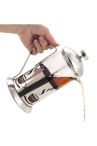 Kamille Infuzor pentru cafea și ceai, Kamille, 600 ml, sticlă și oțel inoxidabil, cu filtru, 21,5 x 8,5 cm