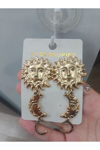 ENOUR ACCESSORİES أقراط على شكل شمس متأرجحة