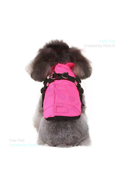 fara marca Geaca catei roz L 36 cm lungime