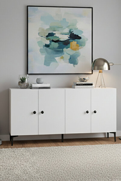 CENEYRA KA1518B PELLA150 KONSOL, TV SEHPASI BEYAZ 150cm