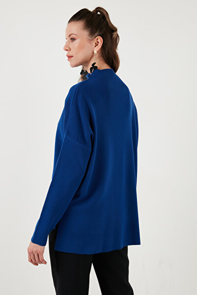 Lela Βαμβακερό πλεκτό πουλόβερ με ψηλό γιακά στην πλάτη, 2 συσκευασίες ΠΛΕΚΤΟ ΠΟΥΛΟΒΕΡ 4615002S2