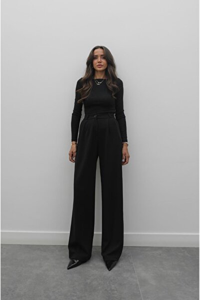 Havoş Siyah Oscar Palazzo Pantolon