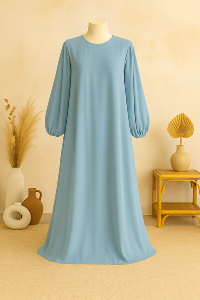 Misue Handmade Φόρεμα Hijab από μετάξι Μεδίνας, Άνετο φαρδύ φόρεμα, χωρίς επένδυση, ολόσωμο κομψό βραδινό φόρεμα καθημερινό ρούχο Hijab