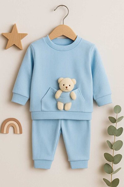 krm kerem bebe Oyuncak Ayıcıklı Mevsimlik Bebek Takım