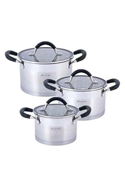 Kamille Set de oale KM-5752, cu 6 piese, din oțel inoxidabil