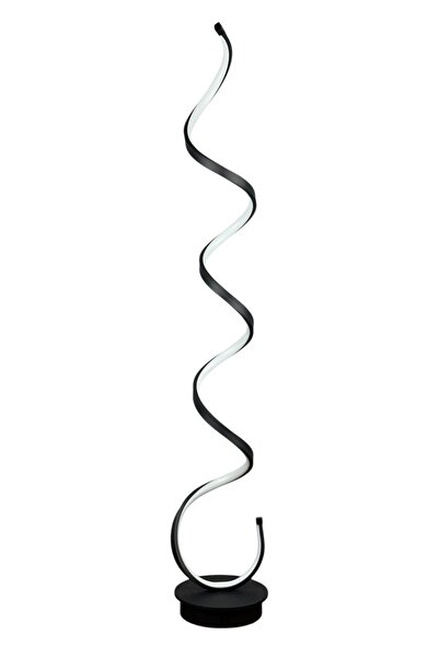 Luzarana Lara Siyah Renk Modern Tasarım Gün Işığı Led Salon - Yatak Odası Led Lambader