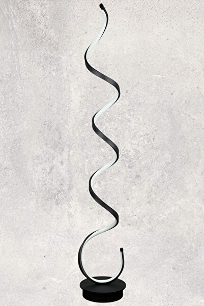 Luzarana Lara Siyah Renk Modern Tasarım Gün Işığı Led Salon - Yatak Odası Led Lambader